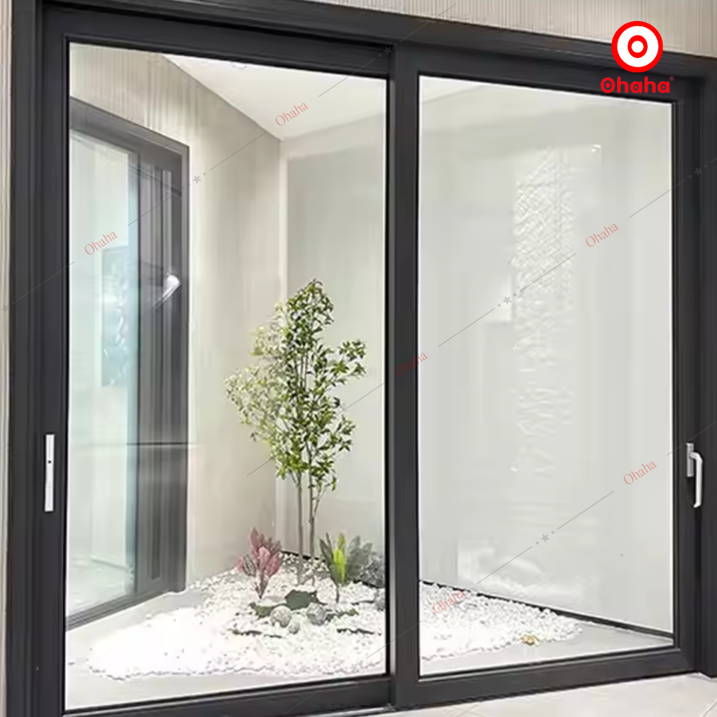 Cửa Nhôm Xingfa Cao Cấp OHAHA - Cửa đi lùa trượt 2 cánh CNXF003