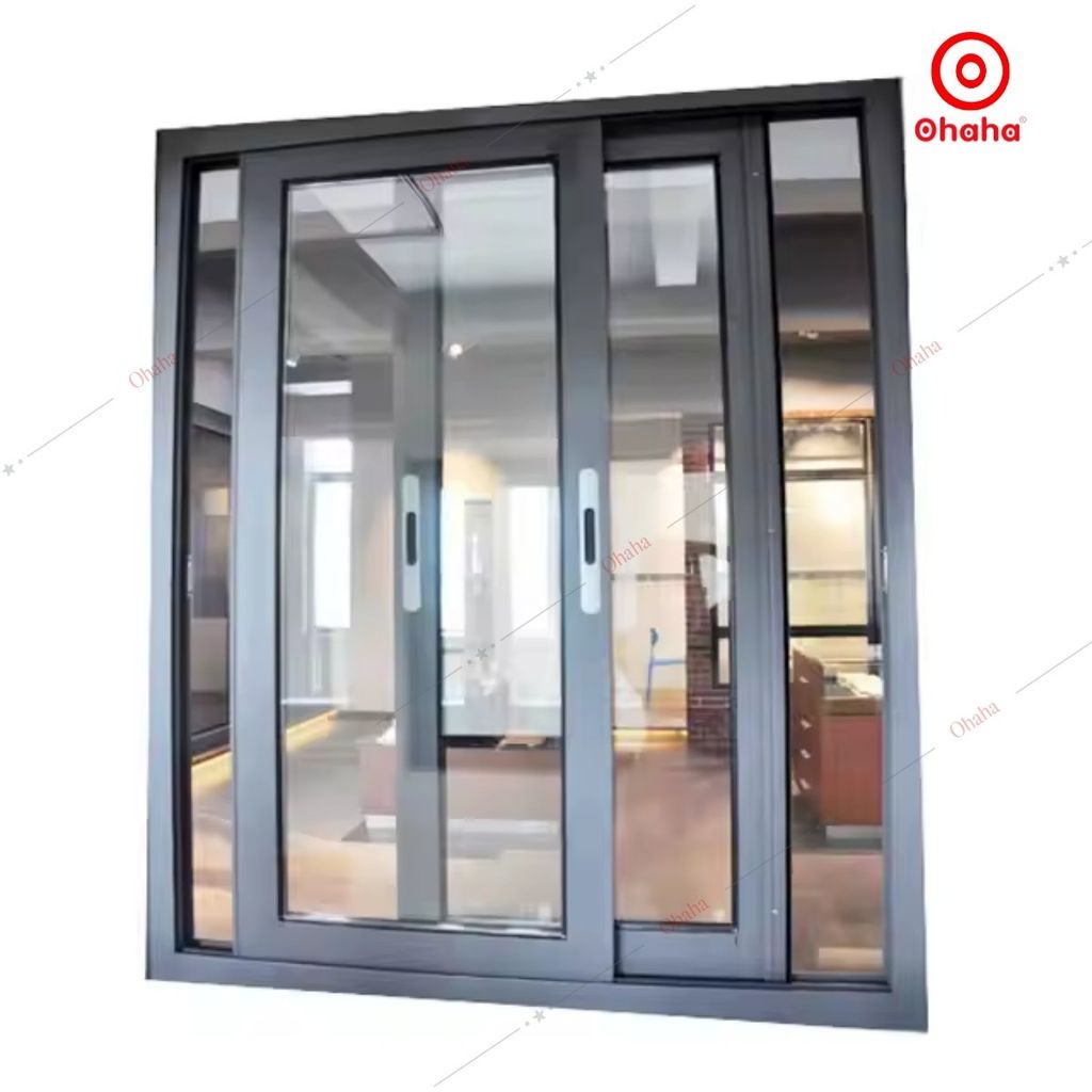 Cửa Nhôm Xingfa Cao Cấp OHAHA - Cửa đi lùa trượt 3 cánh CNXF004