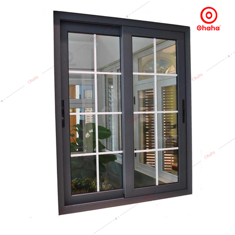Cửa Nhôm Xingfa Cao Cấp OHAHA - Cửa sổ lùa trượt 2 cánh CSXF003