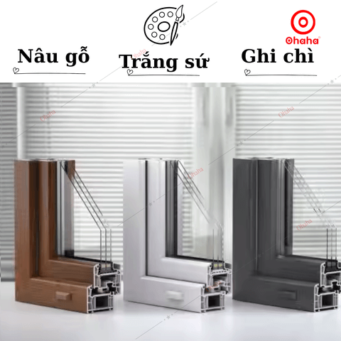 Cửa Nhôm Xingfa Cao Cấp OHAHA - Cửa sổ lùa trượt 2 cánh CSXF001