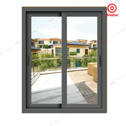 Cửa Nhôm Xingfa Cao Cấp OHAHA - Cửa sổ lùa trượt 2 cánh CSXF001