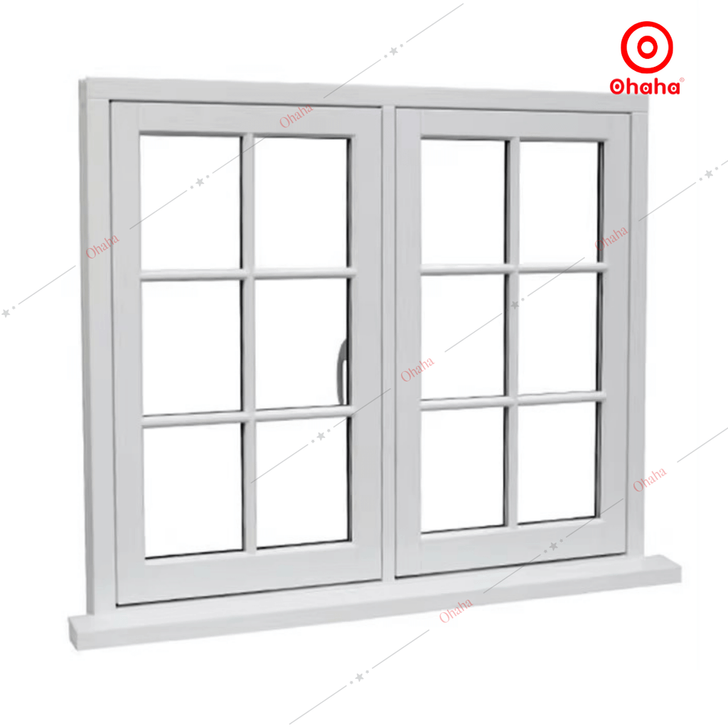 Cửa Nhôm Xingfa Cao Cấp OHAHA - Cửa sổ mở quay 2 cánh CSXF004