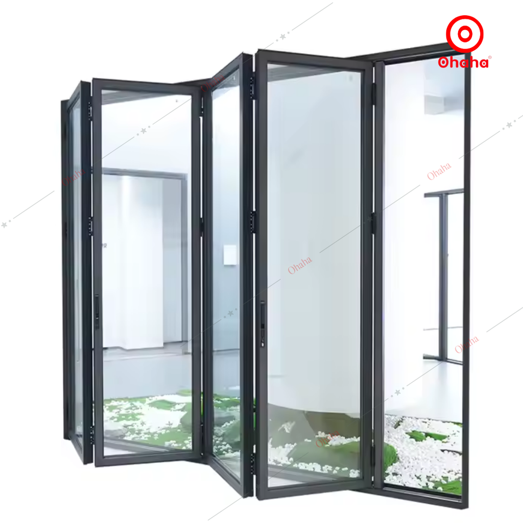 Cửa Nhôm Xingfa Cao Cấp OHAHA - Cửa đi xếp trượt 4 - 5 cánh CNXF006