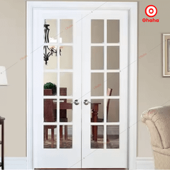 Cửa Nhôm Xingfa Cao Cấp OHAHA - Cửa đi mở quay 2 cánh CNXF007