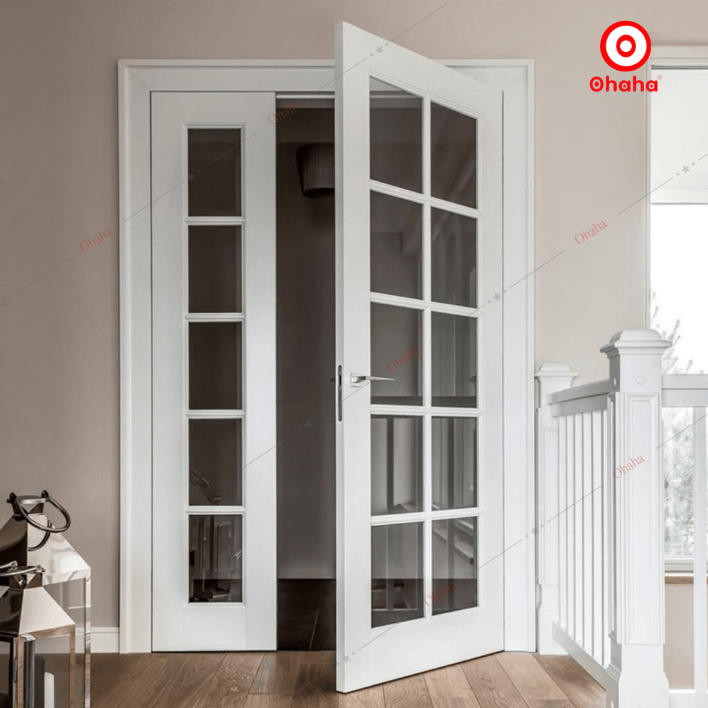 Cửa Nhôm Xingfa Cao Cấp OHAHA - Cửa đi mở quay 2 cánh CNXF007