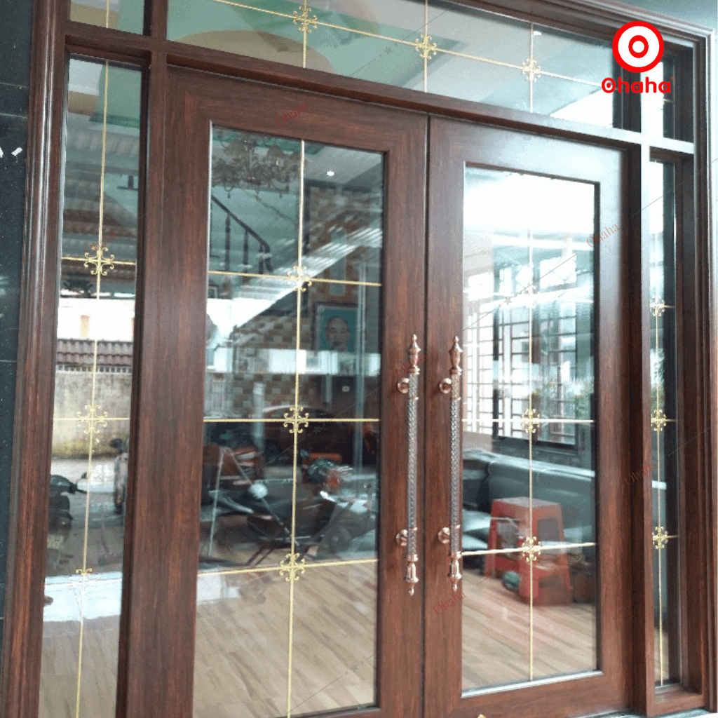 Cửa Nhôm Xingfa Cao Cấp OHAHA - Cửa đi mở quay 4 cánh CNXF008