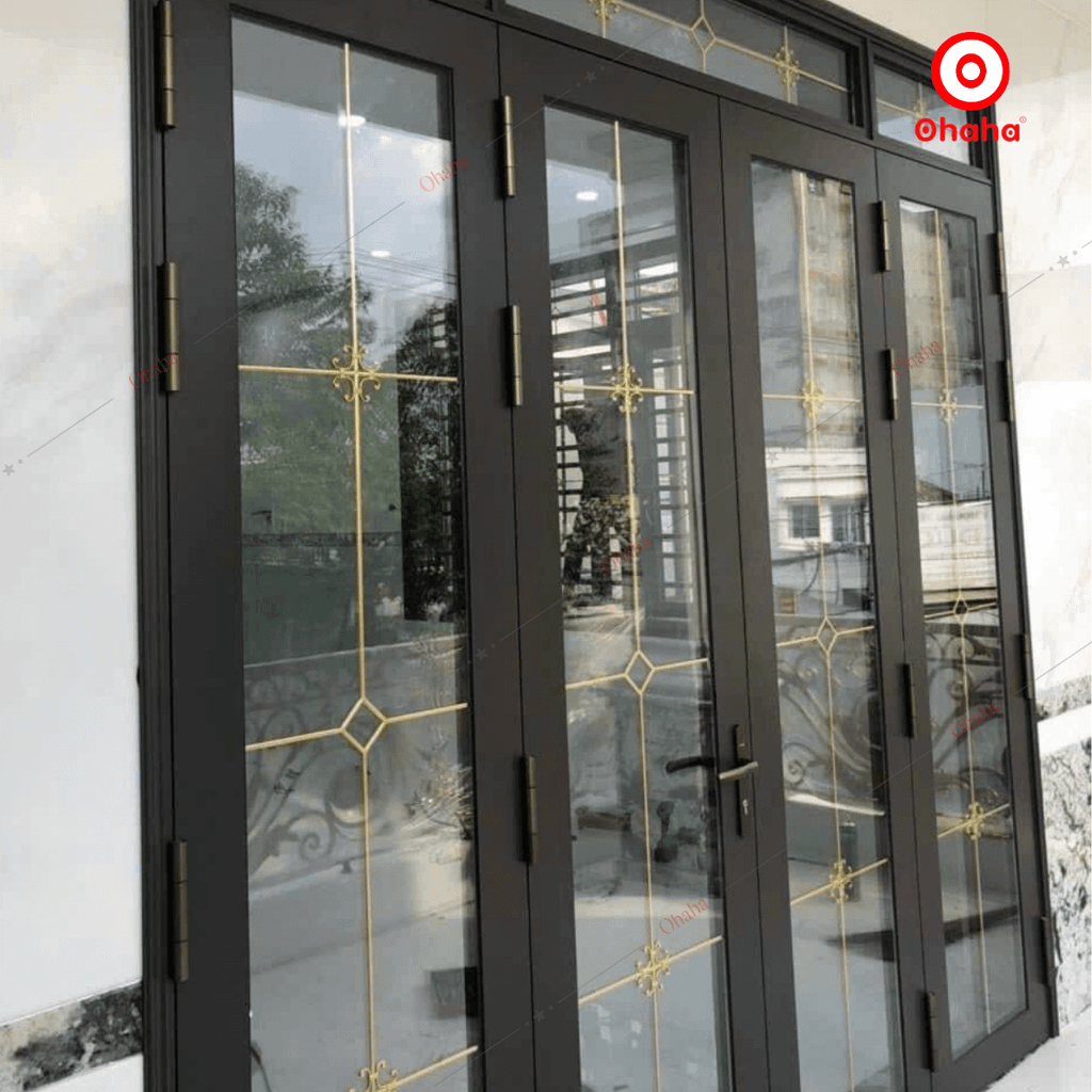 Cửa Nhôm Xingfa Cao Cấp OHAHA - Cửa đi mở quay 4 cánh CNXF008