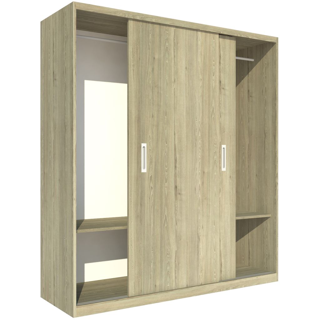 Tủ Quần Áo Gỗ Công Nghiệp Cửa Lùa OHAHA - CL022