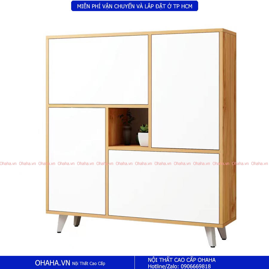 Tủ giày gỗ cao cấp Square 02 Ohaha - SQ02