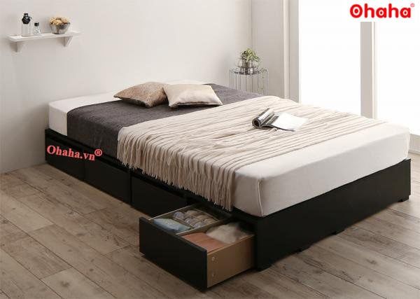 Giường ngủ gỗ công nghiệp cao cấp kiểu hộp OHAHA  - GC044 - 01