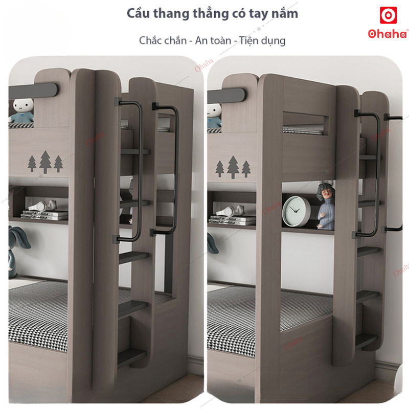 Giường tầng thông minh đa năng Ohaha - GTĐN032