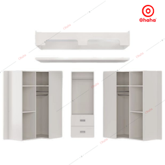 Giường tầng hiện đại Ohaha kết hợp tủ áo - GTHĐ033