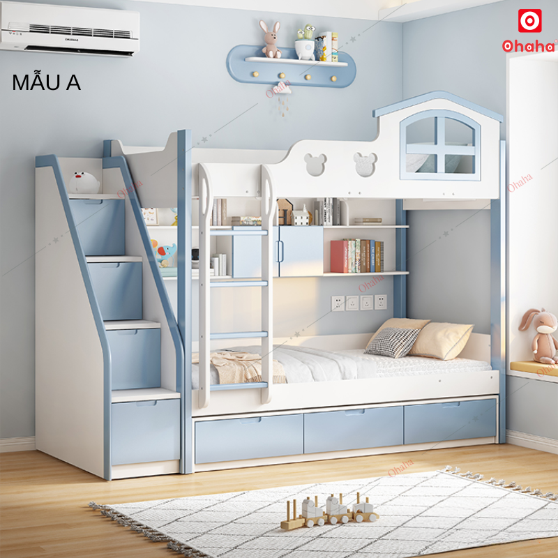 Giường tầng thông minh hiện đại cao cấp Ohaha - GTHĐ034