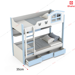 Giường tầng thông minh hiện đại cao cấp Ohaha - GTHĐ034