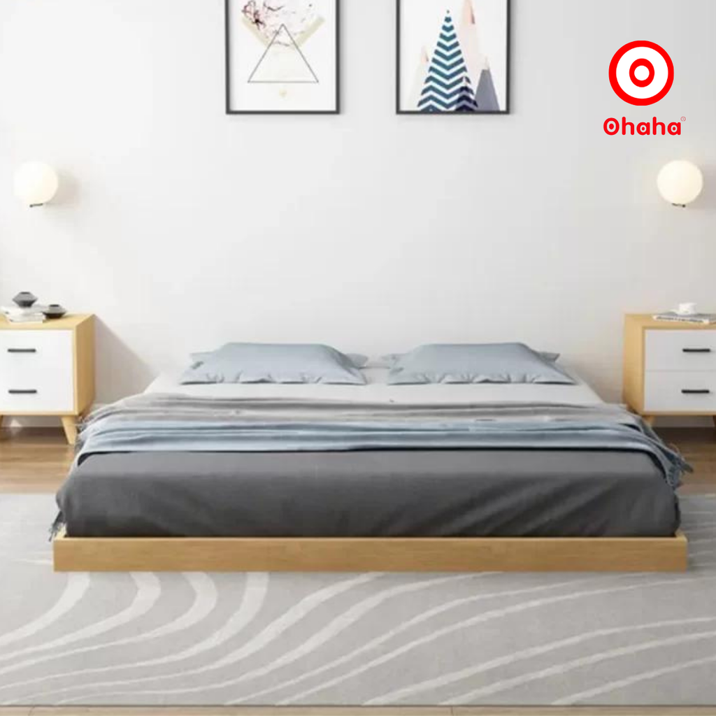 Giường ngủ bệt kiểu Nhật gỗ công nghiệp Ohaha - GB009