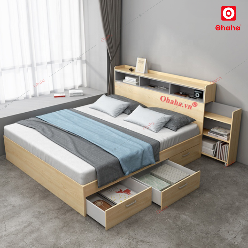 Giường ngủ thông minh Ohaha - Best seller - GC034