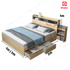 Giường ngủ thông minh Ohaha - Best seller - GC034