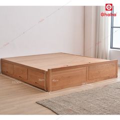 Giường ngủ gỗ công nghiệp cao cấp Ohaha - GC051