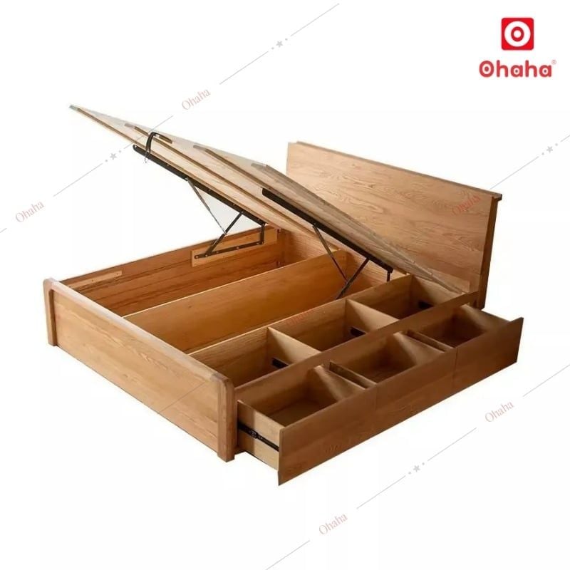 Giường ngủ gỗ công nghiệp cao cấp Ohaha - GC056