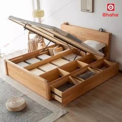 Giường ngủ gỗ công nghiệp cao cấp Ohaha - GC056