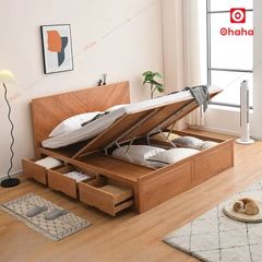 Giường ngủ gỗ công nghiệp cao cấp Ohaha - GC057