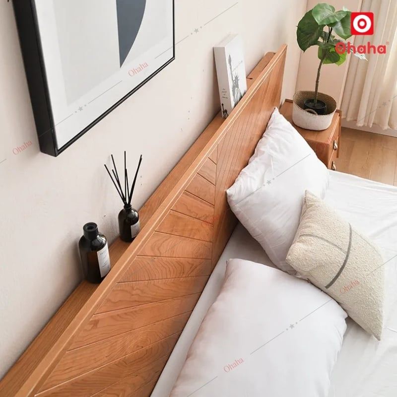 Giường ngủ gỗ công nghiệp cao cấp Ohaha - GC057