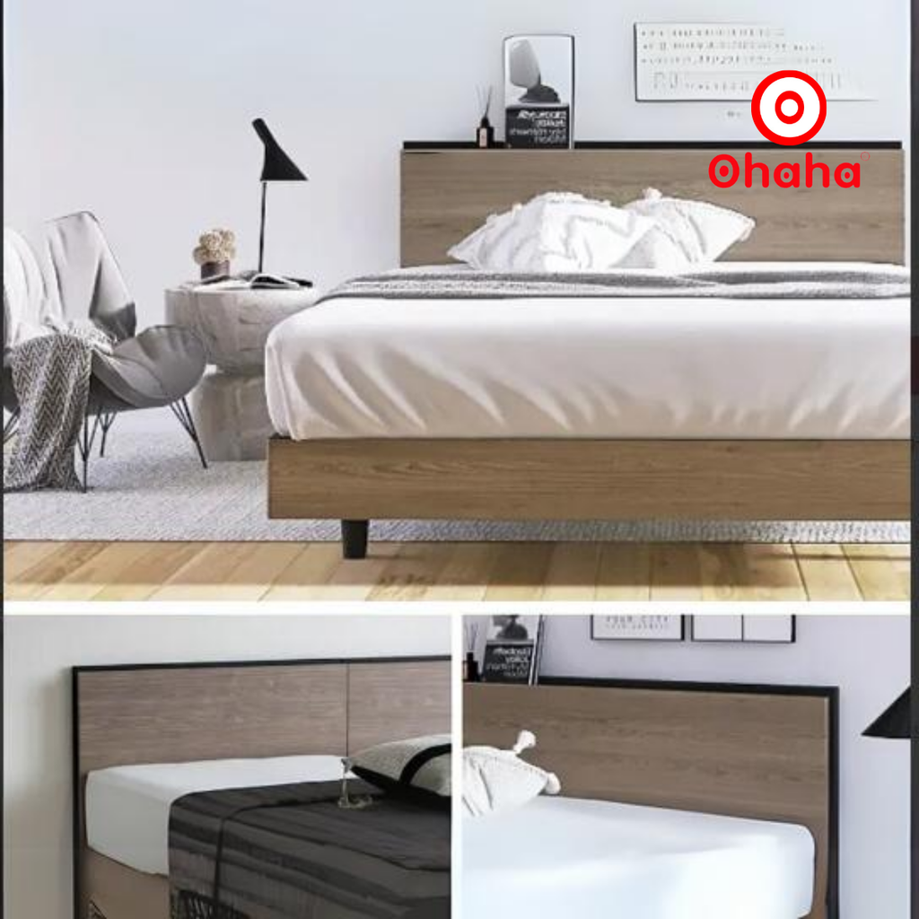 Giường ngủ gỗ công nghiệp cao cấp Ohaha - GC004
