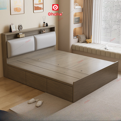 Giường ngủ gỗ công nghiệp bọc nệm Ohaha - GC058