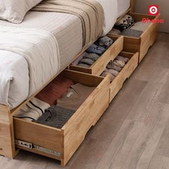 Giường ngủ gỗ tự nhiên cao cấp Ohaha - GGTN001