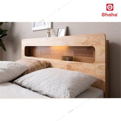 Giường ngủ gỗ tự nhiên cao cấp Ohaha - GGTN001