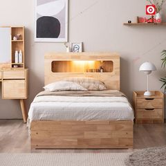 Giường ngủ gỗ tự nhiên cao cấp Ohaha - GGTN001
