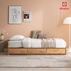 Giường ngủ gỗ tự nhiên cao cấp Ohaha - GGTN002
