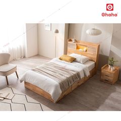 Giường ngủ gỗ tự nhiên cao cấp Ohaha - GGTN003