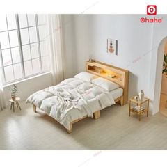 Giường ngủ gỗ tự nhiên cao cấp Ohaha - GGTN005