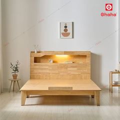 Giường ngủ gỗ tự nhiên cao cấp Ohaha - GGTN005
