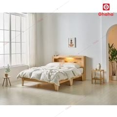 Giường ngủ gỗ tự nhiên cao cấp Ohaha - GGTN005