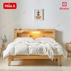 Giường ngủ gỗ tự nhiên cao cấp Ohaha - GGTN005