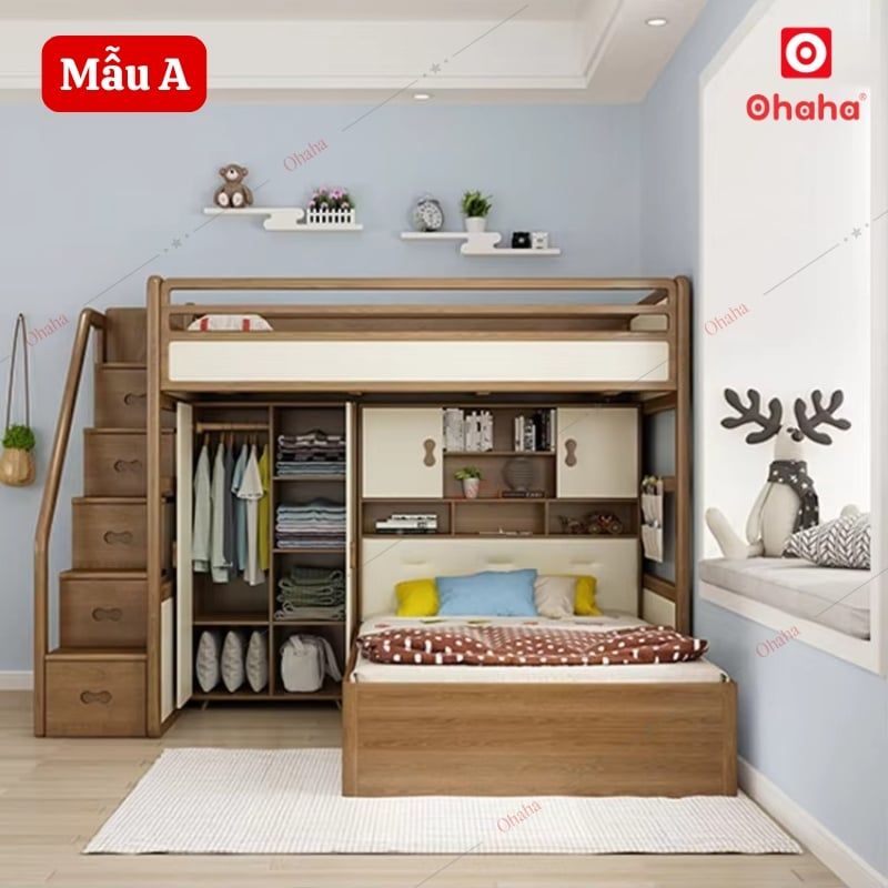 Giường tầng cao cấp Ohaha - GT002