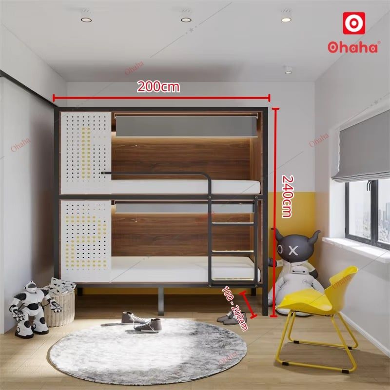 Giường tầng cao cấp Ohaha - GT006