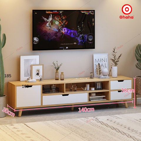 Kệ Tivi Gỗ Công Nghiệp Nhiều Màu OHAHA - TV021