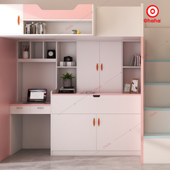 Giường tầng thông minh Ohaha kết hợp tủ và bàn học - GTHĐ031