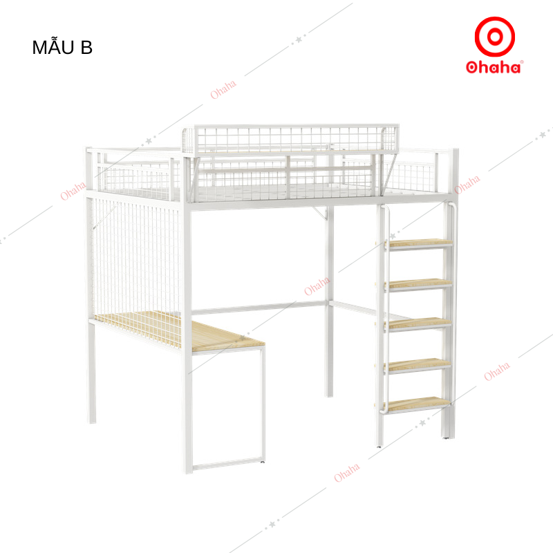 Giường tầng thông minh khung sắt Ohaha - GTS040
