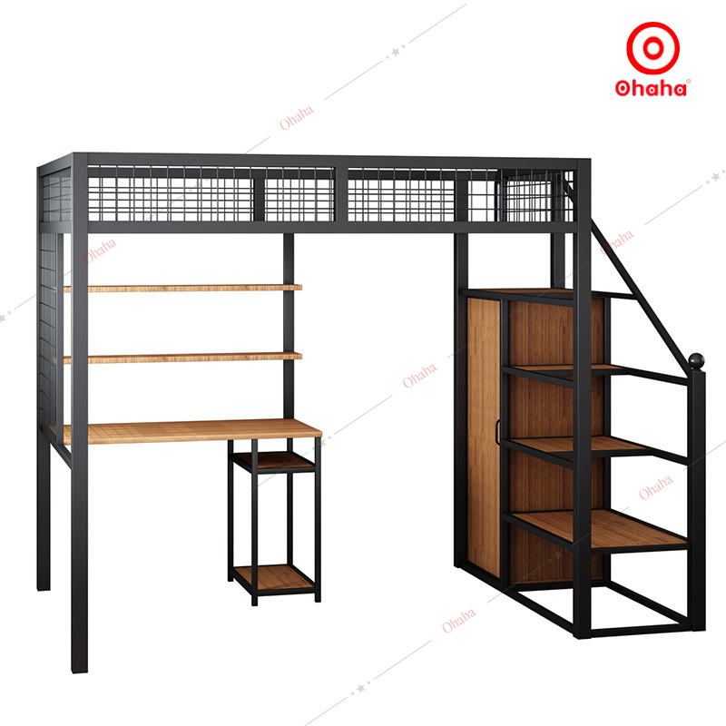 Giường tầng thông minh khung sắt Ohaha - GTS044