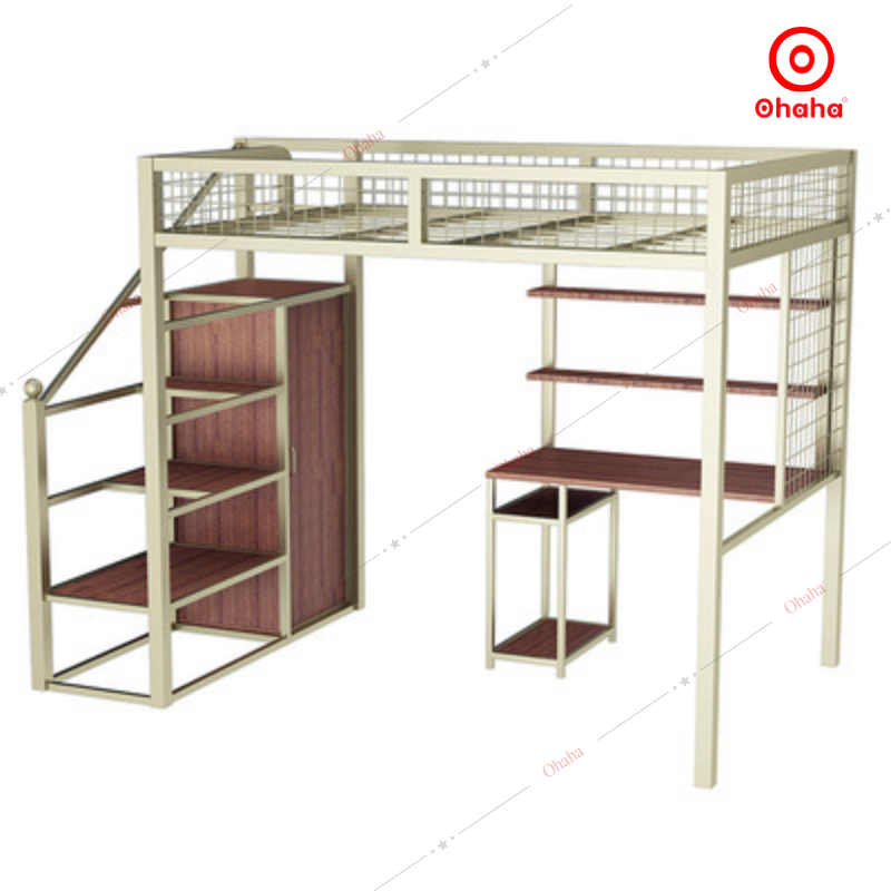 Giường tầng thông minh khung sắt Ohaha - GTS044