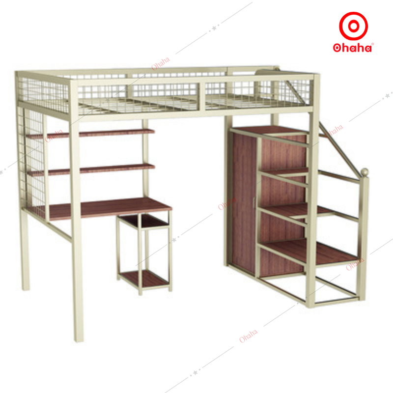 Giường tầng thông minh khung sắt Ohaha - GTS044