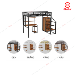 Giường tầng thông minh khung sắt Ohaha - GTS044