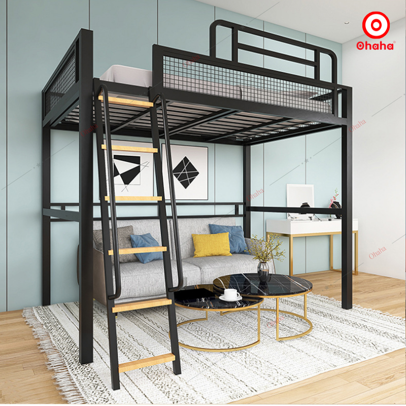 Giường tầng thông minh khung sắt Ohaha - GTS039