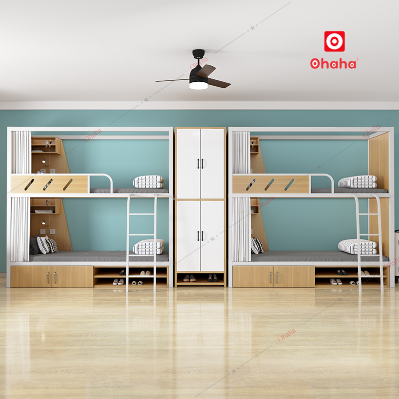 Giường tầng thông minh khung sắt Ohaha - GTS045