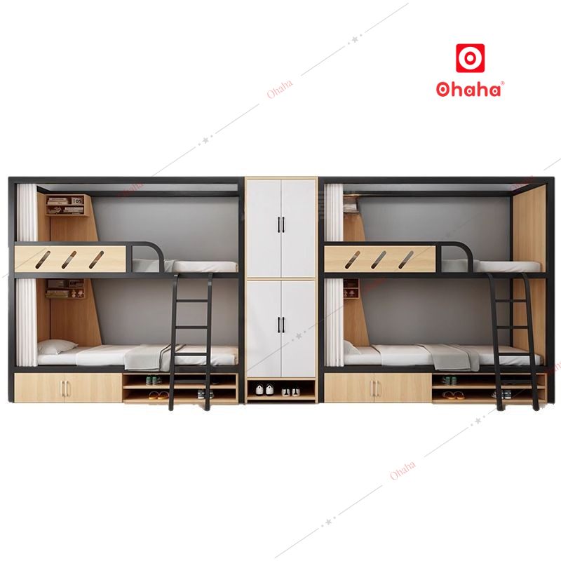 Giường tầng thông minh khung sắt Ohaha - GTS045