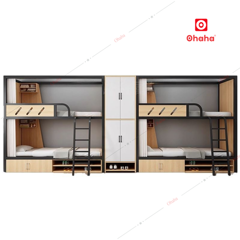 Giường tầng thông minh khung sắt Ohaha - GTS045